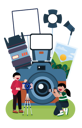 پیش‌نمایش فایل professional-photographers-5066917 از پک فوتوشوت