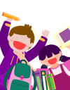 پیش‌نمایش فایل boy-and-girl-student-with-school-bag-5070799 از پک بازگشت به مدرسه