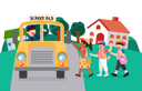 پیش‌نمایش فایل kids-going-to-school-catching-the-school-bus-5070794 از پک بازگشت به مدرسه
