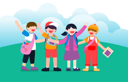 پیش‌نمایش فایل kids-in-park-5070788 از پک بازگشت به مدرسه