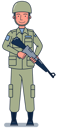 پیش‌نمایش فایل army-man-5071837 از پک حرفه