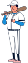 پیش‌نمایش فایل baseball-player-5071825 از پک حرفه