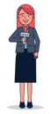 پیش‌نمایش فایل female-journalist-5071828 از پک حرفه
