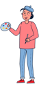 پیش‌نمایش فایل painter-5071838 از پک حرفه
