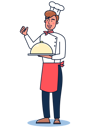 پیش‌نمایش فایل chef-serving-delicious-recipe-5071039 از پک حرفه