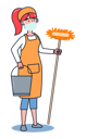 پیش‌نمایش فایل female-housekeeping-5071050 از پک حرفه