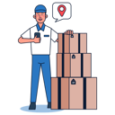 پیش‌نمایش فایل warehouse-manager-sorting-shipment-5071021 از پک حرفه