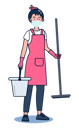 پیش‌نمایش فایل woman-with-mop-and-water-bucket-5071052 از پک حرفه