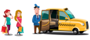 پیش‌نمایش فایل taxi-driver-open-door-for-passenger-5066938 از پک خدمات تاکسی