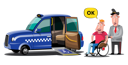 پیش‌نمایش فایل taxi-services-for-disable-people-5066984 از پک خدمات تاکسی