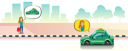 پیش‌نمایش فایل woman-call-taxi-by-smartphone-in-city-5066949 از پک خدمات تاکسی