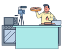 پیش‌نمایش فایل boy-food-vlogger-5071292 از پک حرفه