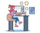 پیش‌نمایش فایل female-illustrator-5071314 از پک حرفه