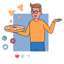 پیش‌نمایش فایل food-vlogger-5071321 از پک حرفه