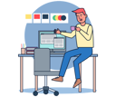 پیش‌نمایش فایل graphic-designing-5071310 از پک حرفه