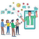 پیش‌نمایش فایل social-influencer-doing-marketing-5071323 از پک حرفه