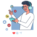 پیش‌نمایش فایل social-media-influencer-5071322 از پک حرفه
