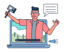 پیش‌نمایش فایل travel-vlogger-5071298 از پک حرفه