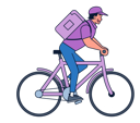پیش‌نمایش فایل bicycle-delivery-5071721 از پک خدمات تحویل