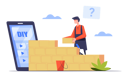 پیش‌نمایش فایل a-young-man-learns-to-build-bricks-from-a-do-it-yourself-channel-5066117 از پک کسب و کار