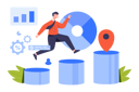 پیش‌نمایش فایل businessman-jump-on-graph-columns-to-success-5066099 از پک کسب و کار