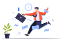 پیش‌نمایش فایل businessman-jumping-among-the-money-and-paperwork-5066112 از پک کسب و کار