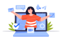پیش‌نمایش فایل customer-service-5066111 از پک کسب و کار