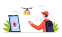 پیش‌نمایش فایل delivery-by-drone-5066116 از پک کسب و کار