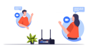 پیش‌نمایش فایل online-wifi-calling-5066114 از پک کسب و کار