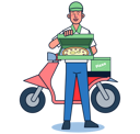 پیش‌نمایش فایل pizza-delivery-boy-5071256 از پک تحویل