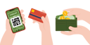 پیش‌نمایش فایل consumer-using-digital-payment-option-instead-of-cash-payment-5255959 از پک روز حقوق مصرف‌کننده