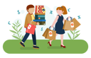 پیش‌نمایش فایل couple-doing-shopping-with-consumer-rights-5255991 از پک روز حقوق مصرف‌کننده