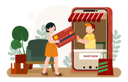پیش‌نمایش فایل girl-using-card-for-payment-5255983 از پک روز حقوق مصرف‌کننده