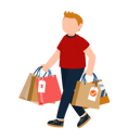 پیش‌نمایش فایل man-with-shopping-bags-5255942 از پک خرید