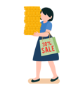 پیش‌نمایش فایل woman-doing-cash-payment-5255939 از پک خرید