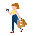 پیش‌نمایش فایل woman-doing-shopping-5255932 از پک خرید