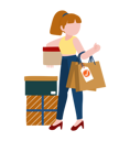 پیش‌نمایش فایل woman-doing-shopping-5255944 از پک خرید