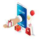 پیش‌نمایش فایل online-discount-5255890 از پک خرید آنلاین