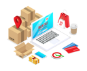 پیش‌نمایش فایل online-sale-5255886 از پک خرید آنلاین