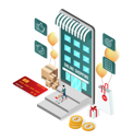 پیش‌نمایش فایل online-shopping-5255872 از پک خرید آنلاین