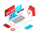 پیش‌نمایش فایل online-shopping-discount-5255880 از پک خرید آنلاین