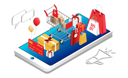 پیش‌نمایش فایل online-shopping-marketing-5255879 از پک خرید آنلاین
