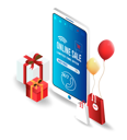 پیش‌نمایش فایل online-shopping-sale-5255878 از پک خرید آنلاین