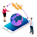 پیش‌نمایش فایل file-transfer-5329219 از پک ایزومتریک