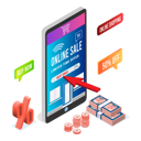 پیش‌نمایش فایل online-best-price-and-sale-5329218 از پک ایزومتریک