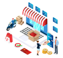 پیش‌نمایش فایل online-shopping-and-delivery-5329186 از پک ایزومتریک