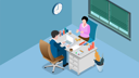 پیش‌نمایش فایل financial-advice-concept-business-character-making-financial-operation-budget-analysis-financial-consultant-counseling-cartoon-flat-vector-illustration-5329242 از پک صفحه فرود