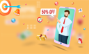 پیش‌نمایش فایل mobile-sale-5329231 از پک صفحه فرود