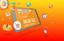 پیش‌نمایش فایل online-sale-5329238 از پک صفحه فرود