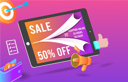 پیش‌نمایش فایل online-sale-marketing-5329240 از پک صفحه فرود